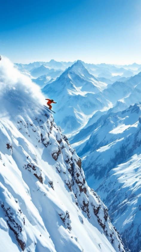 Winter mountains